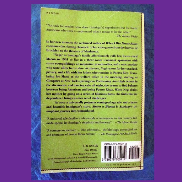 Book: Almost a Woman, by Esmeralda Santiago - Picture 11 of 11